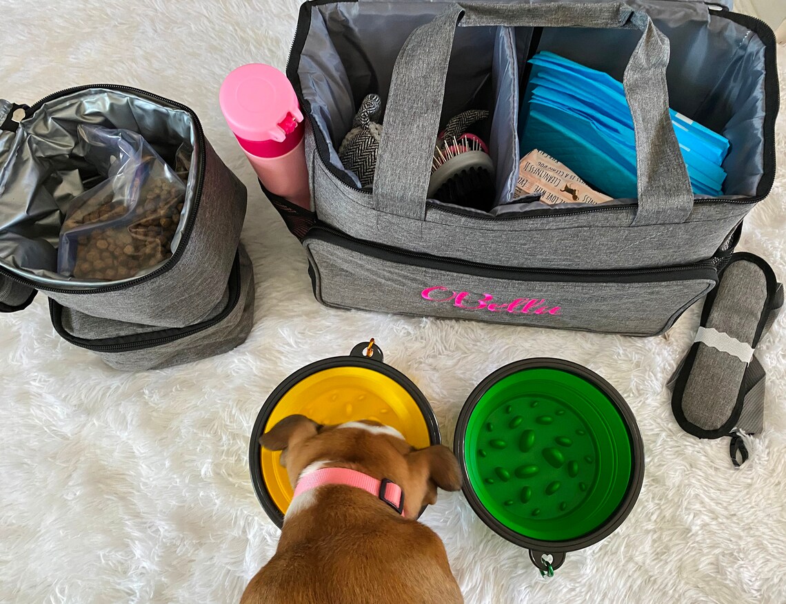 Personalized Dog Travel Bag/Dog Luggage/Pet Supplies Tote Etsy