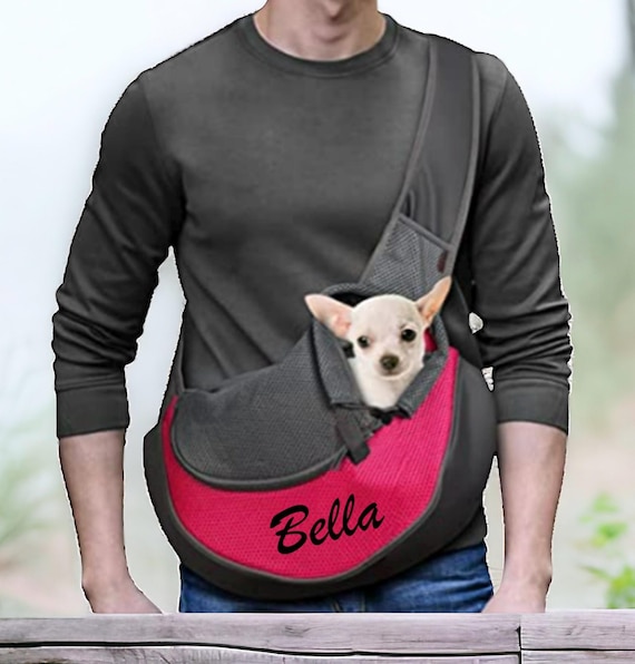 Dog Sling Carrier, Hands Free Adjustable Packable Breathable Soft Outdoor Travel Dog And Cat Sling Carrier Dog Sling Bag For 14.3lbs Small Dogs And Cats