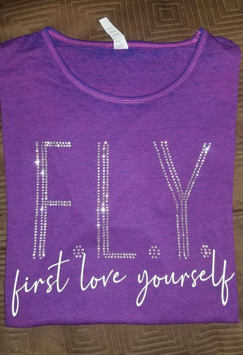Download Rhinestone FLY First Love Yourself SVG | Etsy