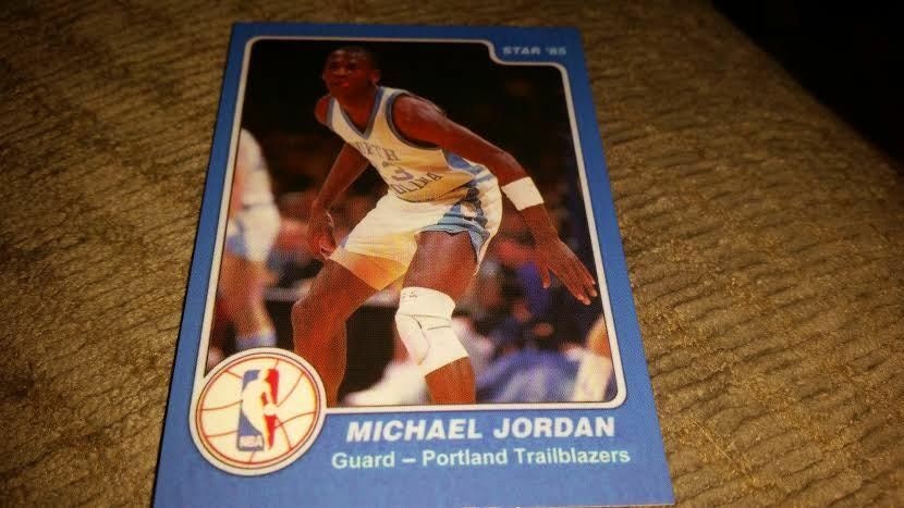 85-86 Star Co Michael Jordan All-Rookie Team - Michael Jordan Cards