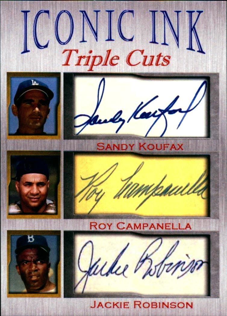 Roy Campanella Autographed Hall Of Fame 50th Anniversary