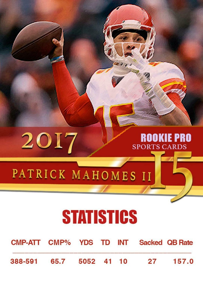 Patrick Mahomes 2017 Rookie Pro Sportscards rookie card