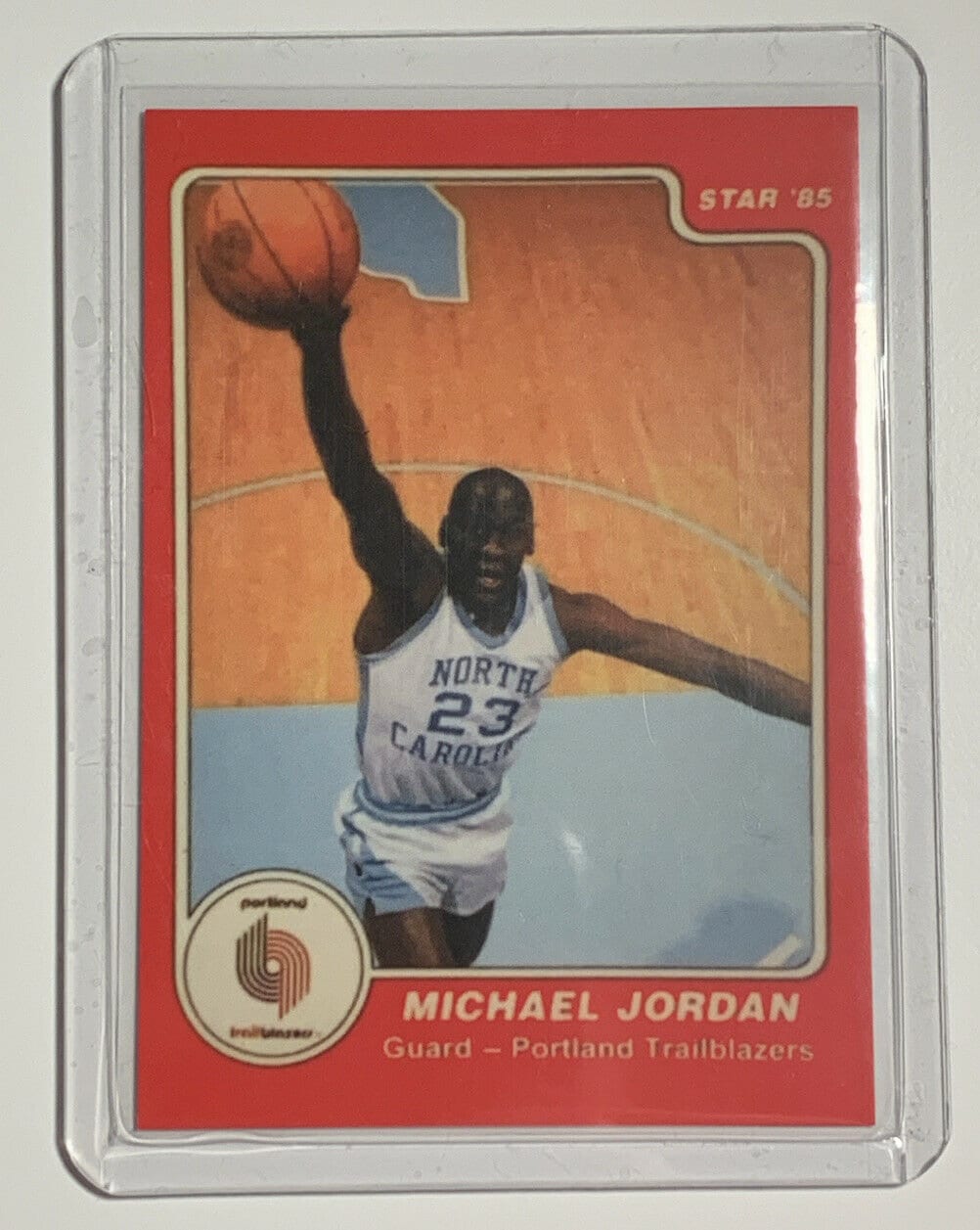 1985 michael jordan star card