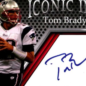 Tom Brady Iconic Ink Trading Card Facsimile Autograph MINT NEW England Patriots