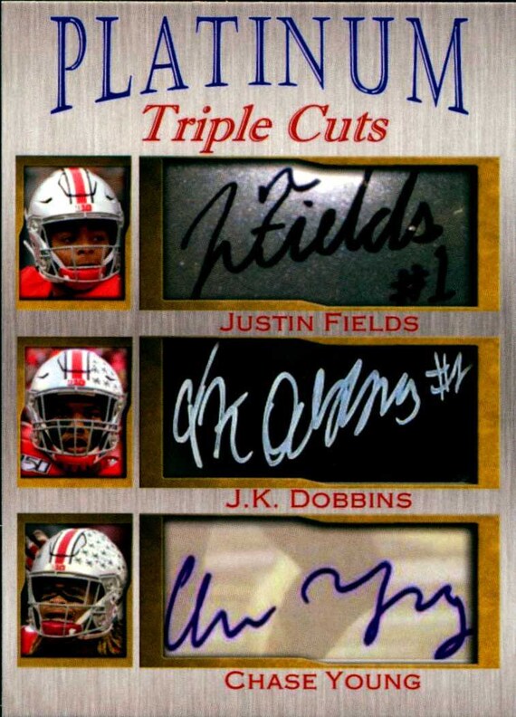 chase young autographed helmet