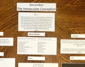 December Monthly Liturgical Board