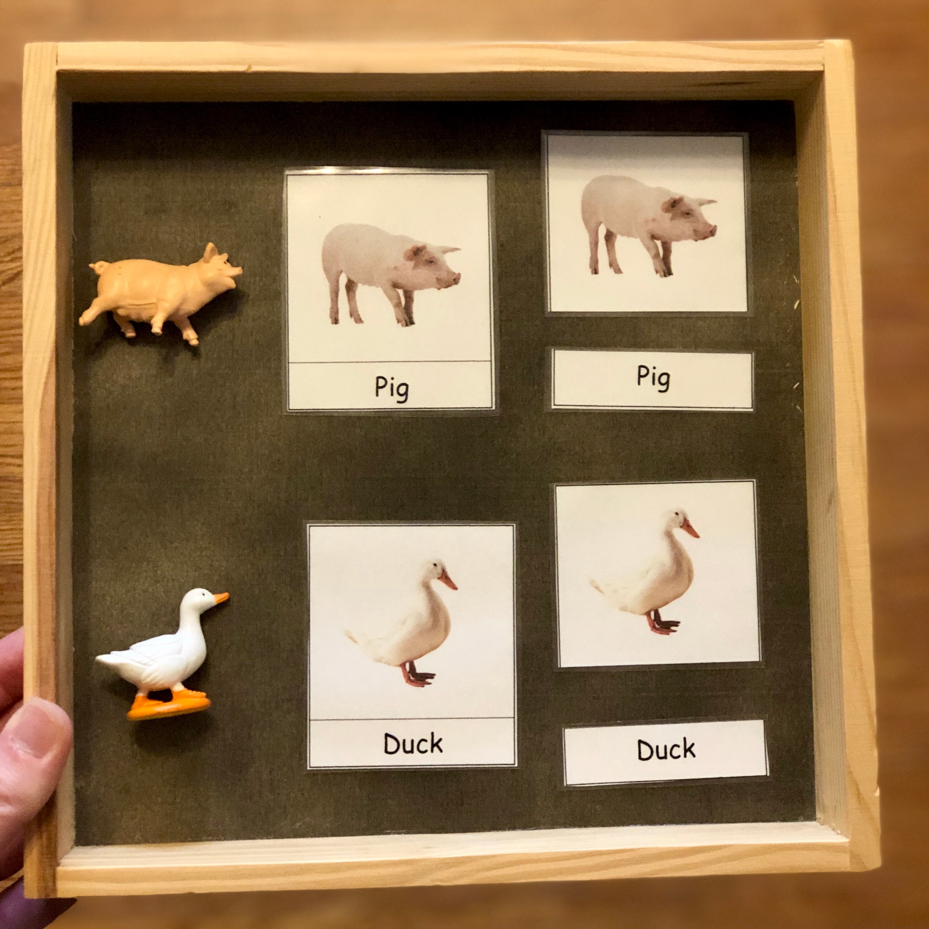 Farm Animals 3 Part Cards - Etsy