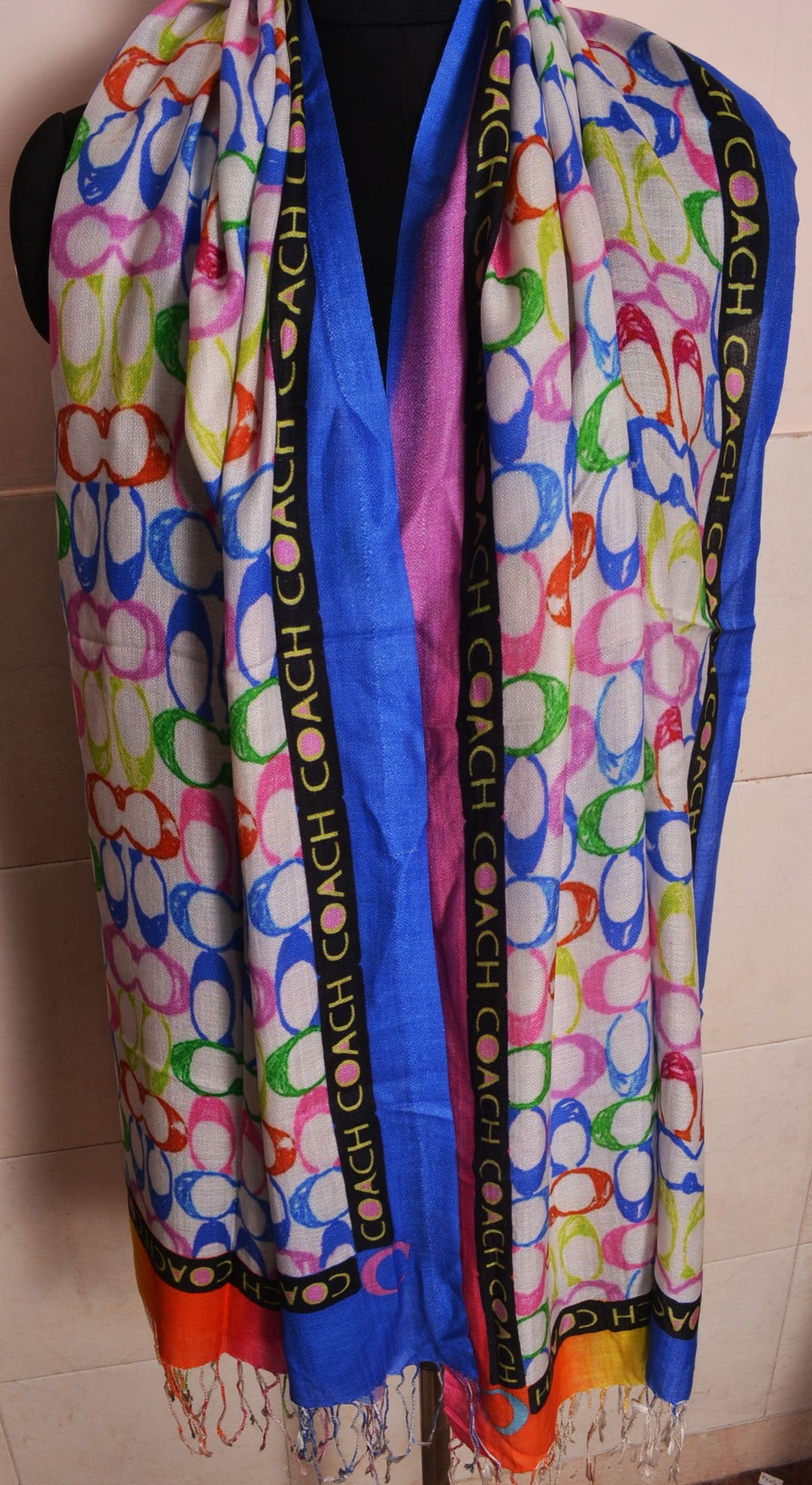 Coach pashmina store scarf
