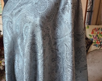 Paisley Silk Scarf Reversible Jamavar Stole 100% Silk Pashmina Jamawar Wrap Kashmir Woven Scarves