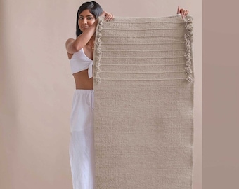Herbal Yoga Mat | Organic Cotton Yoga Mat | Handwoven Mat for Yoga, Pilates | Yoga & Pilates Lovers