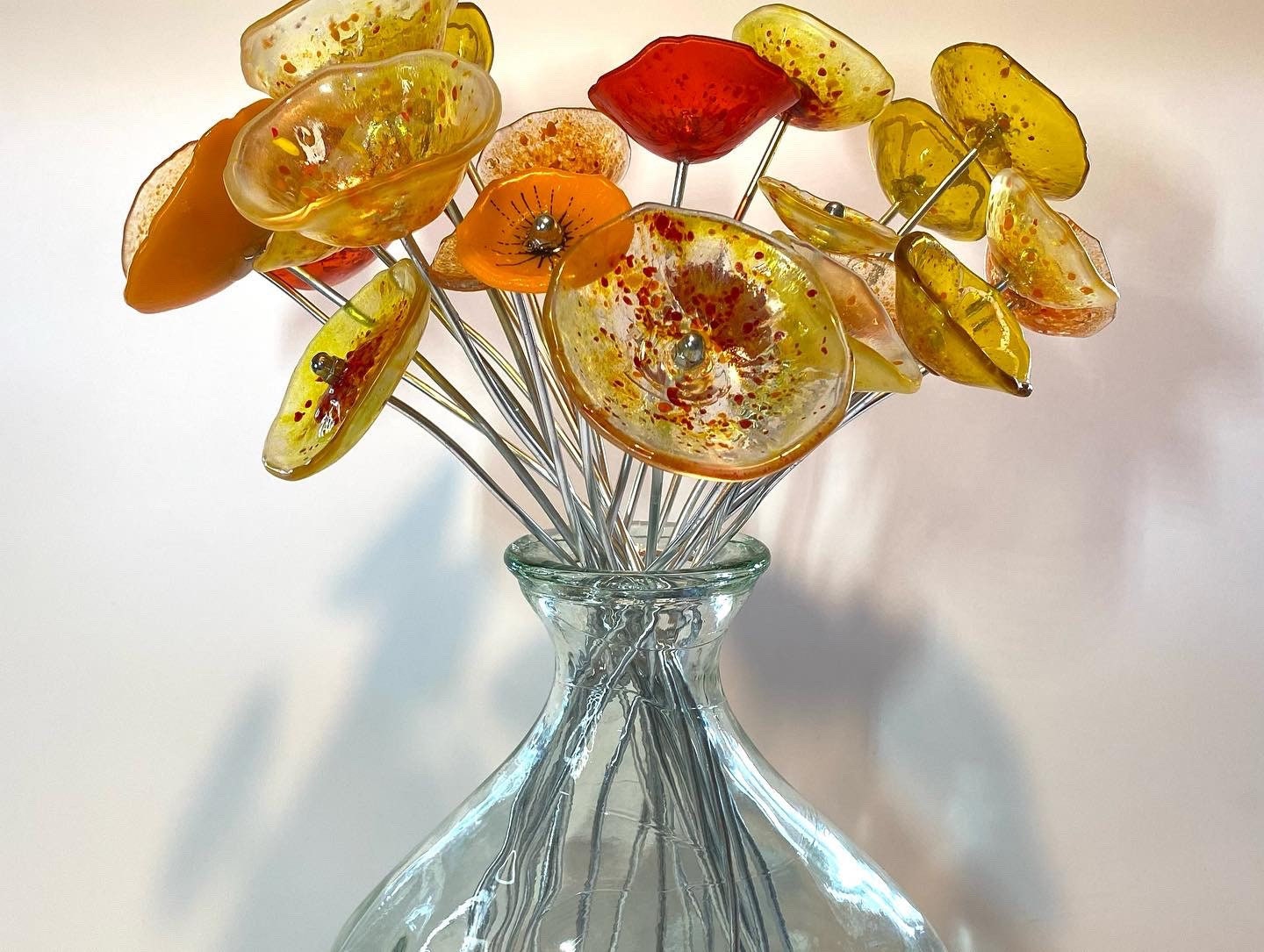 Create Your Own Bouquet of Glass Flowers Forever Flowers Etsy UK