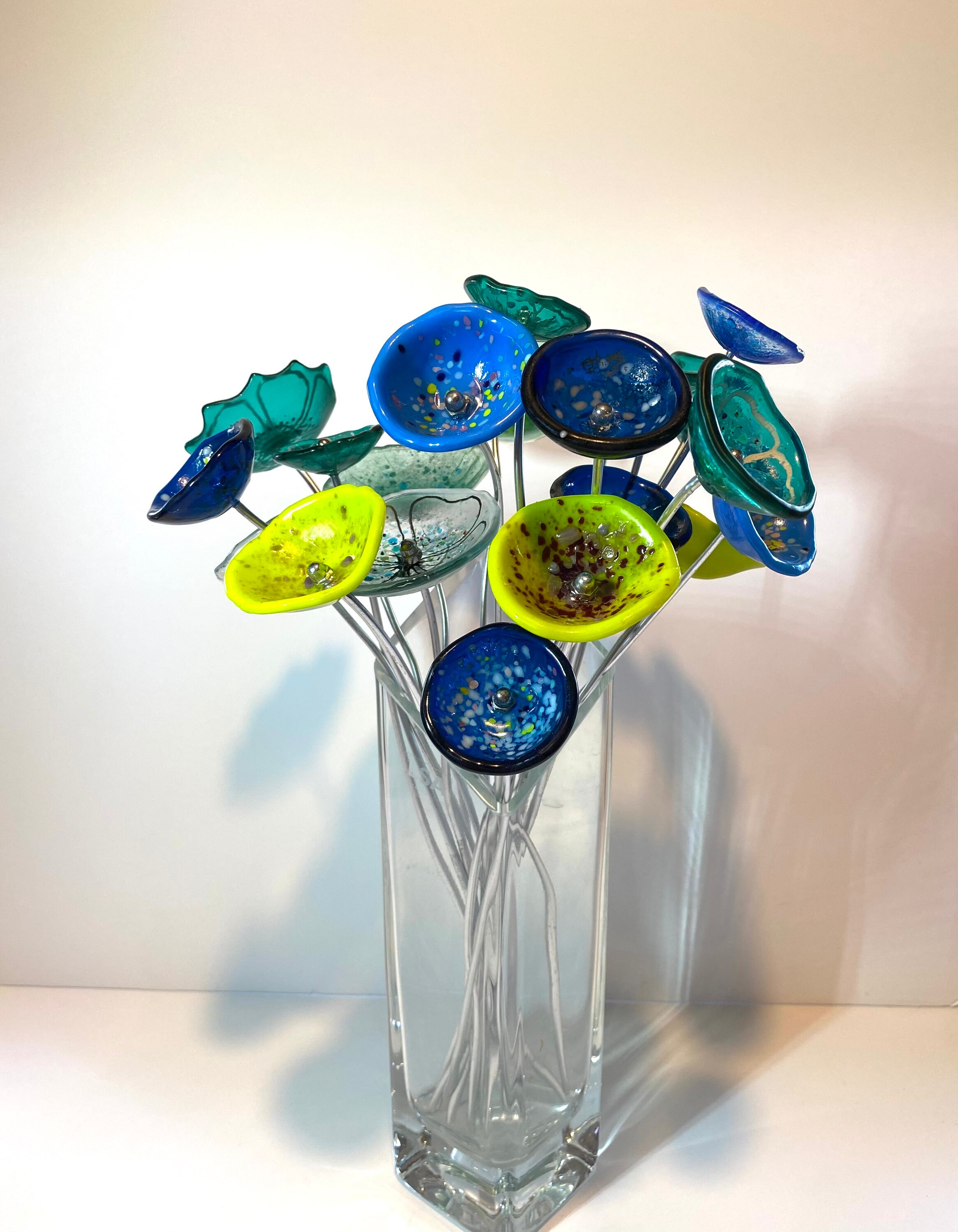 Create Your Own Bouquet of Glass Flowers Forever Flowers Etsy UK