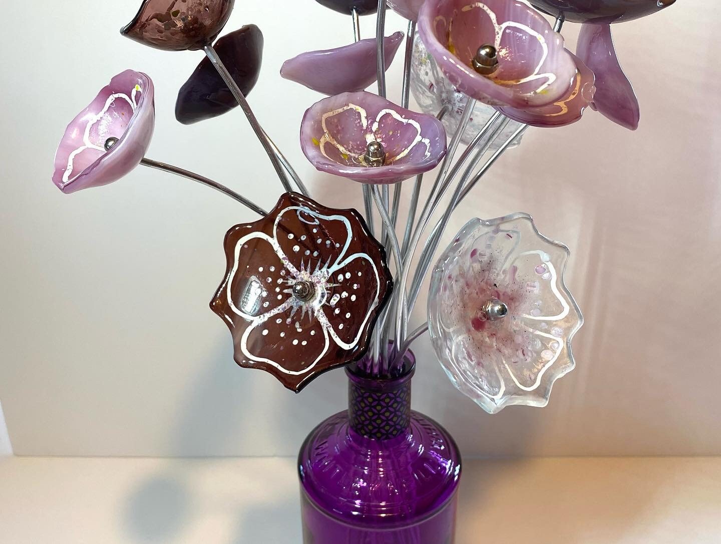 Create Your Own Bouquet of Glass Flowers Forever Flowers Etsy UK