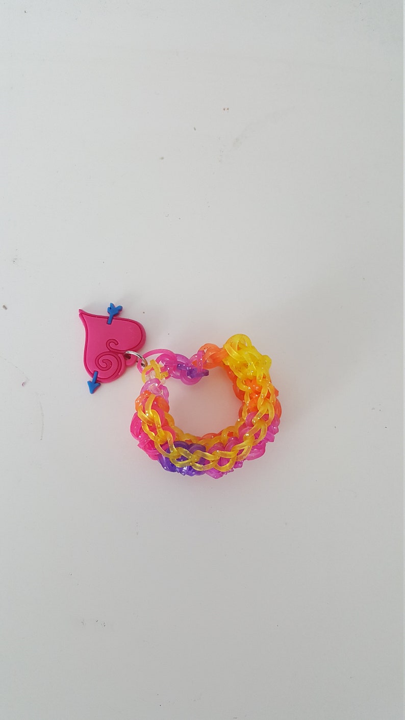 Customizabale Starburst Rubber Band Bracelet Etsy