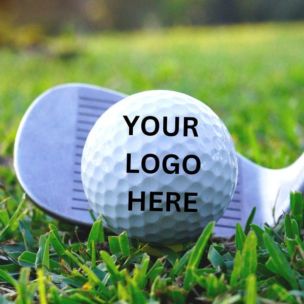 Business Logo Golf Balls, Personalizable Golf Balls, Custom Logo Golf Ball, Business gift balls, Golf Course branded Balls, Groomsman Gift