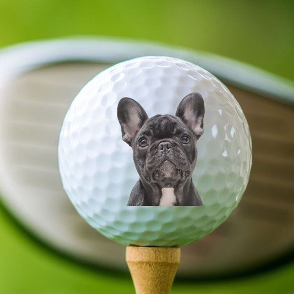 Custom Dog Golf Ball, Dog Day Golf Gift, Golf Balls for Dogs, Personalized Dog Golf Balls, Golf Gifts for Dogs, Dog Birthday golf ball,