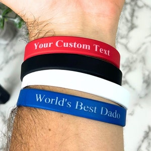 Custom silicone bracelets, Personalized rubber wristbands, Silicone wristbands with custom text, Customized silicone wristbands,