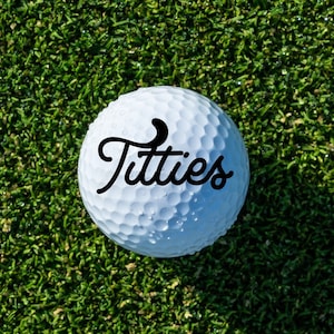 Piłka golfowa z niestandardowymi słowami, prezent golfowy na dzień ojca, piłki golfowe dla taty, spersonalizowane piłki golfowe, prezenty golfowe dla taty, prezent urodzinowy dla taty, prezent dla taty