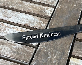 Personalized Serving knife, Custom kitchen utensils, Unique Gift, Boyfriend Gift, Teenager Gift, Engraved butter knife, grandparents gift,