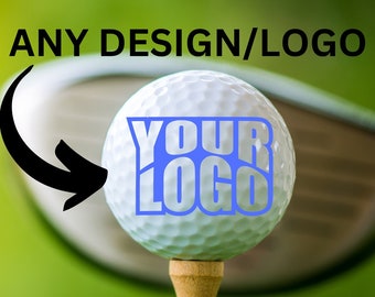 Custom Logo Golf Ball, Business Logo Golf Ball, Personalized Golf Balls,Golf Gifts for Business,Company Golf Balls, Business Golf Gifts