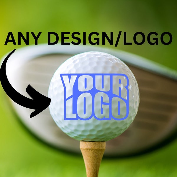 Custom Logo Golf Ball, Business Logo Golf Ball, Personalized Golf Balls,Golf Gifts for Business,Company Golf Balls, Business Golf Gifts