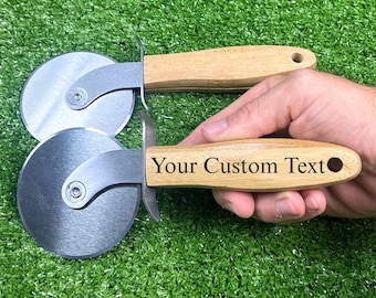 Pizzeria Personalized Pizza Cutter, Personalized Gifts for Him, Gifts for Dad, Father's Day Gift, Pizza Lover Gift, Engraved Pizza Cutter