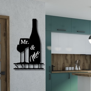 Personalized Metal couple Sign, Anniversary Gift, Newly Engaged Gift, Custom Metal Sign, Metal Wall Art Housewarming Gift Metal Home Decor