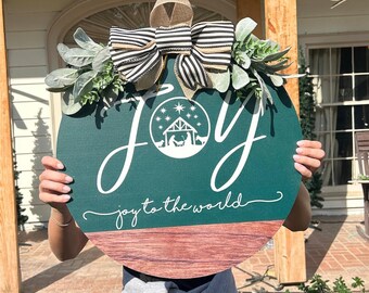 Nativity Door Hanger | Christmas Door Hanger | Christmas Door Decor | Christmas Nativity Door Sign | Wood Sign | House Warming Gift