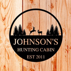 Custom Hunting Man Cave Sign, Camp sign, Man Cave Metal Signs, Man Cave Sign, Personalized Man Cave Sign Metal, Custom Man Cave Sign