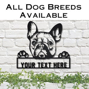 Your Custom Dog Metal Sign, Metal Sign, Personalized Dog Sign, Dog Monogram, Dog Sign, Dog Mom Gift, Dog Gift, Dog House Decor, Gift for dog