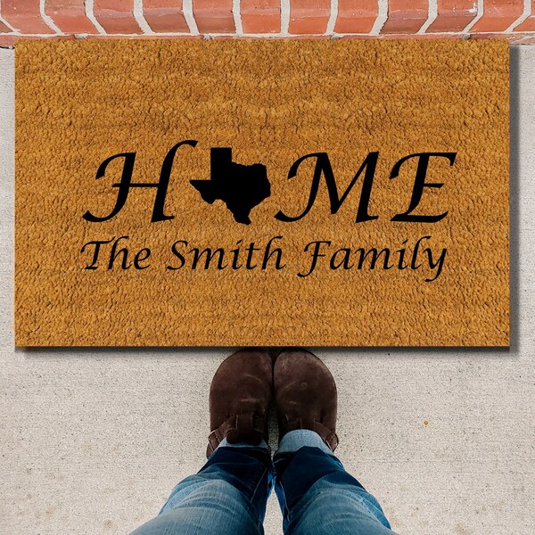 Texas Doormat Etsy