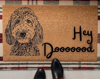 Golden doodle funny Doormat, funny dog Doormat, Custom Doormat, Dog Doormat, Funny Doormat, Home Doormat, Doodle Doormat for dog mom