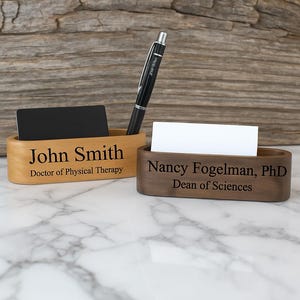 Personalisierte Visitenkartenhalter, Visitenkartenhalter, Bürobedarf, Geschenk für ihn, Geschenk für sie, Schreibtisch Dekor, Büro Dekor, individuelles Geschenk