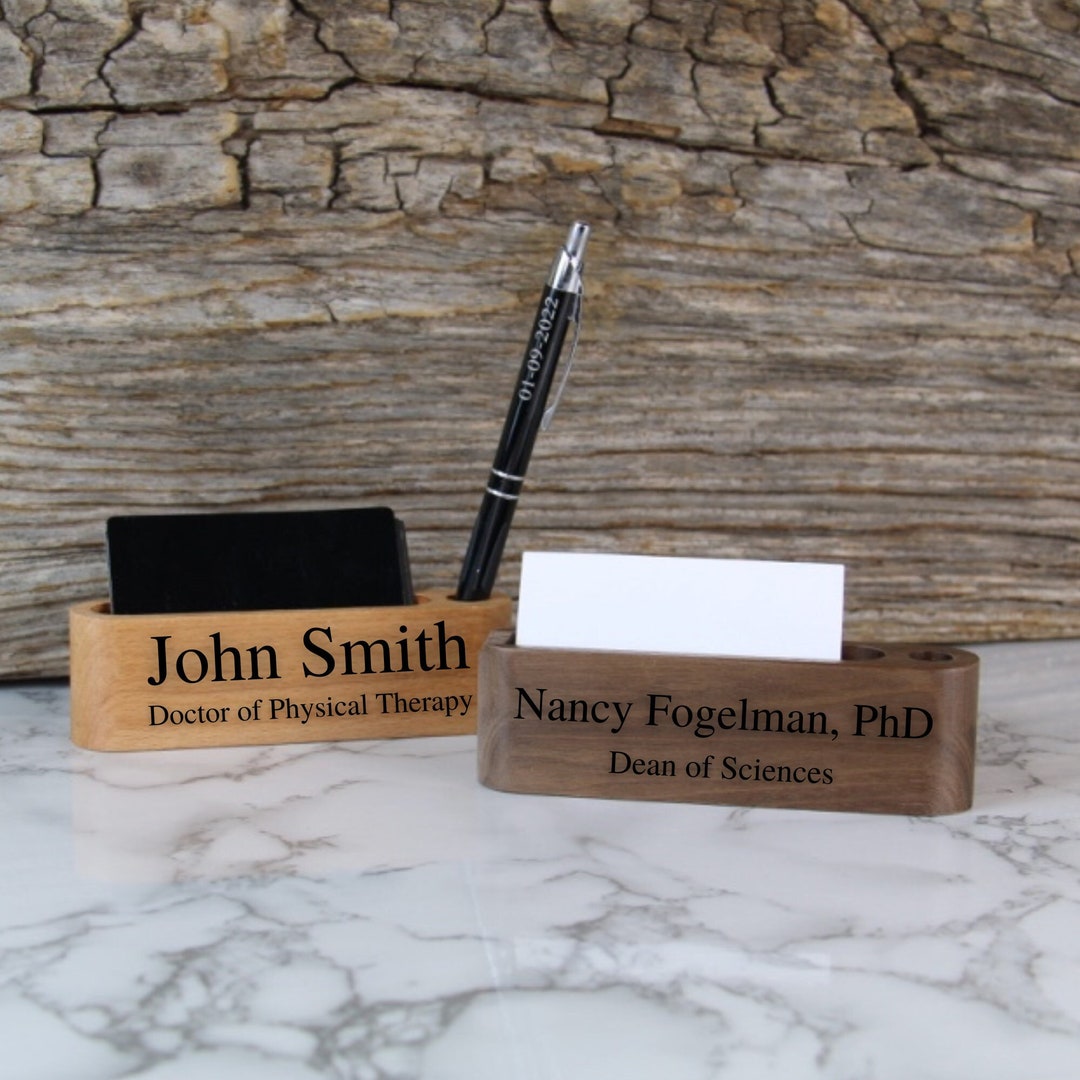 Personalized Business Card Holders, Business Card Holder, Office