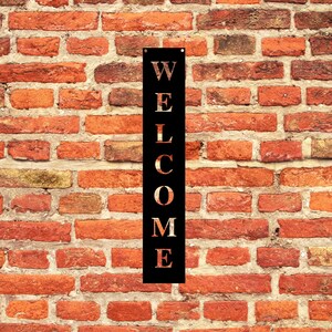Custom Metal Welcome Sign, Front Porch Metal Sign, Personalized Welcome ...