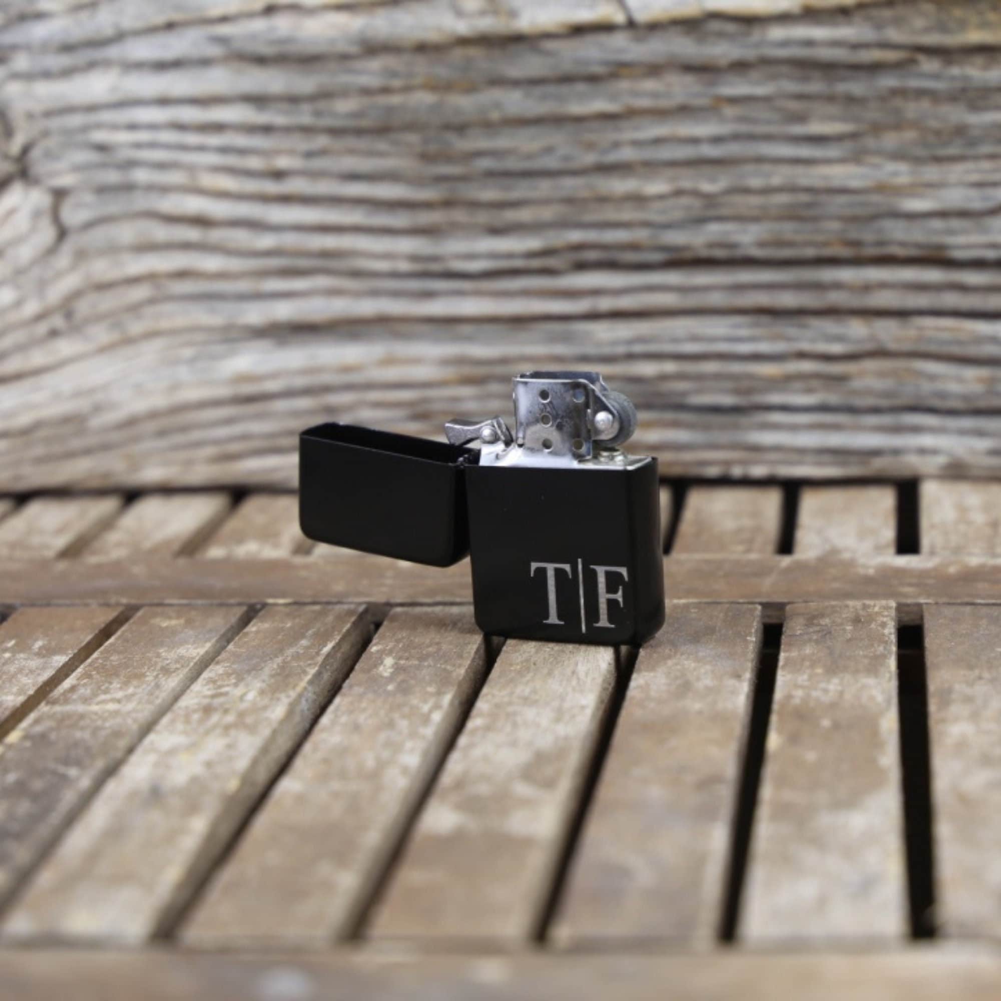 Custom Personalized Engraved Lighter In Black - Foto 4