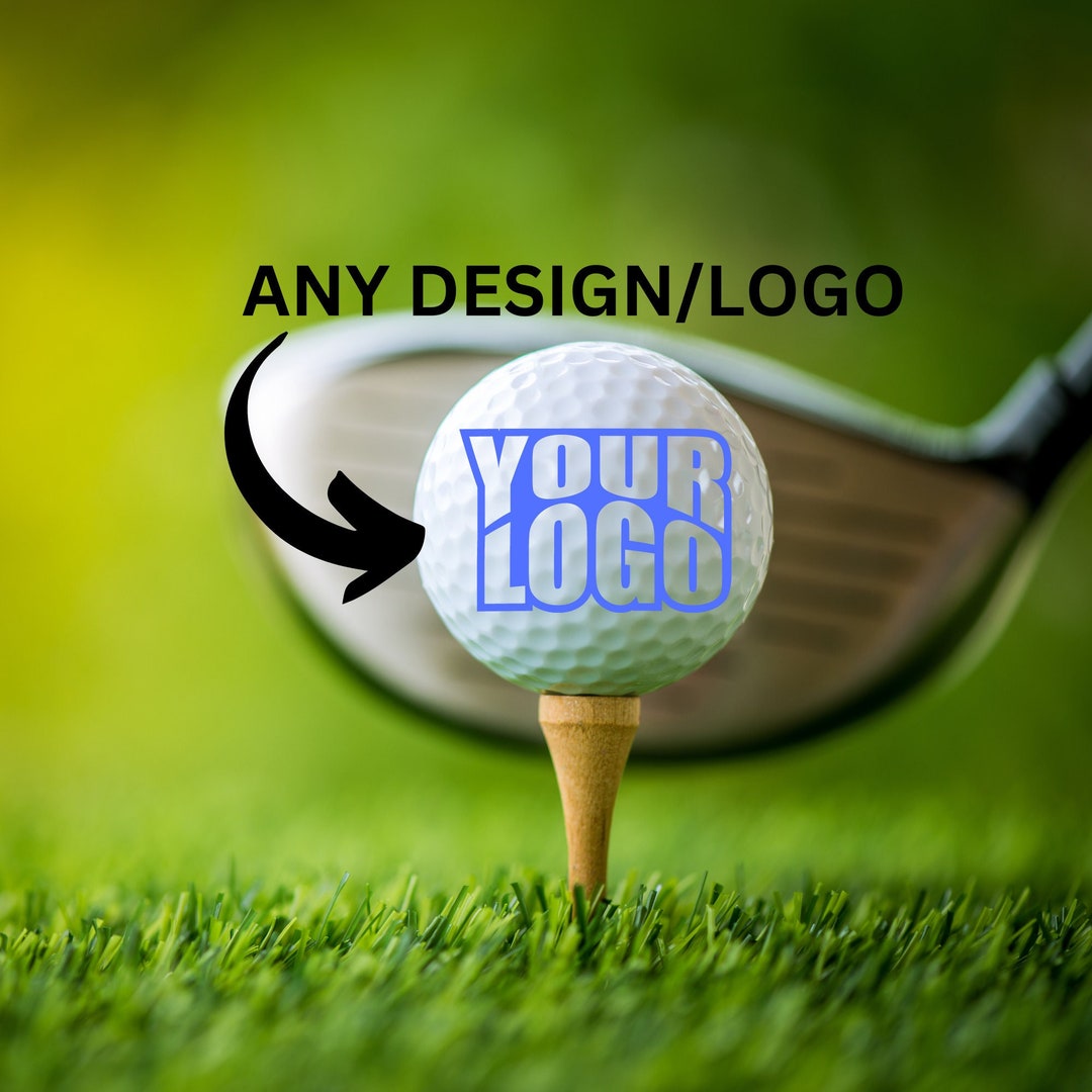 Custom Logo Golf Ball, Business Logo Golf Ball, Personalized Golf Balls