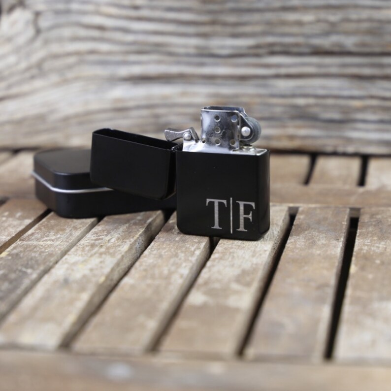 Personalized Black Engraved Lighter Custom Lighter Engraved Etsy
