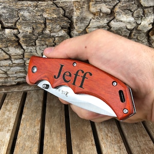 Personalisierte Taschenmesser, ich liebe dich mehr, Geschenk für Mann, Jahrestagsgeschenke, Hochzeitsgeschenk von Braut, Geburtstagsgeschenk für Frau