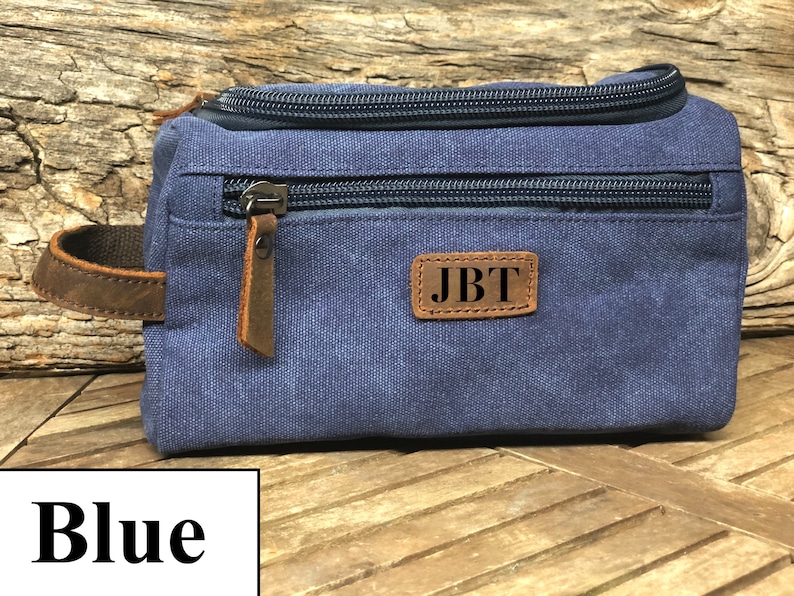 Personalized Leather Toiletry Bag Canada IUCN Water