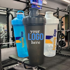 Personalized Shaker Cup, Name Protein Shaker Bottle Gifts Ideas For Gym Lover Workout Work Out Water  Includes Metal Shaker Ball For Mixing