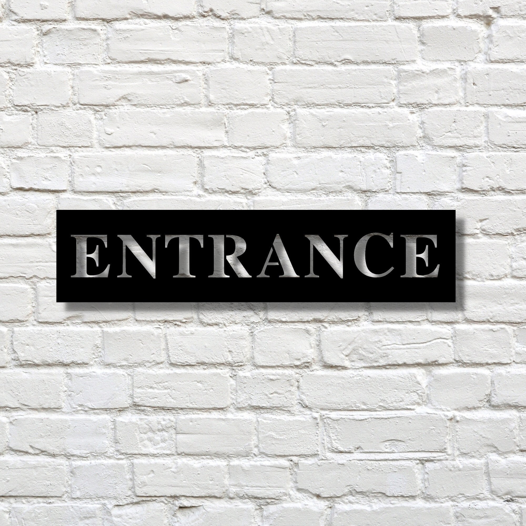 Small Entry Sign Entrance Sign, Custom Entrance Sign, Business Sign, Personalized ...