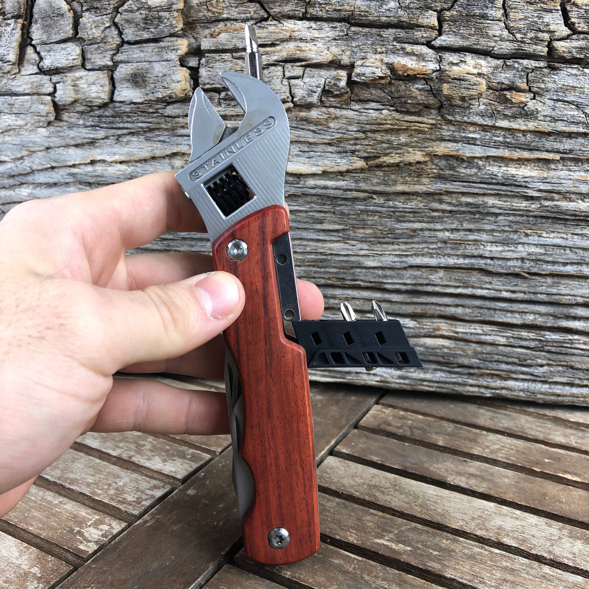 Personalized Wrench Multi Tool Groomsmen Gifts Husband Gift Etsy