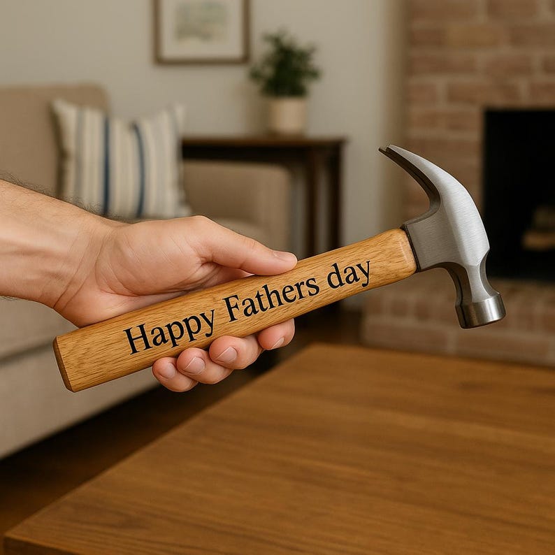 Personalized Hammer, Engraved Hammer, Custom Hammer - Gifts for Men - Husband Anniversary, Boyfriend Father's Day, Valentines gift for him image 8