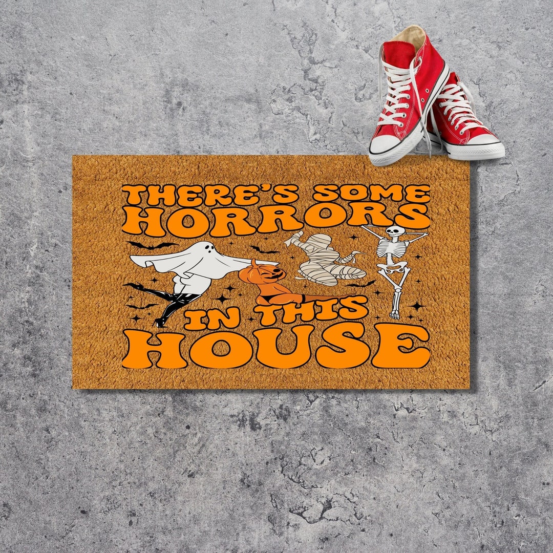Funny Halloween Doormat, Funny Doormat, Halloween Door Mat, Mat