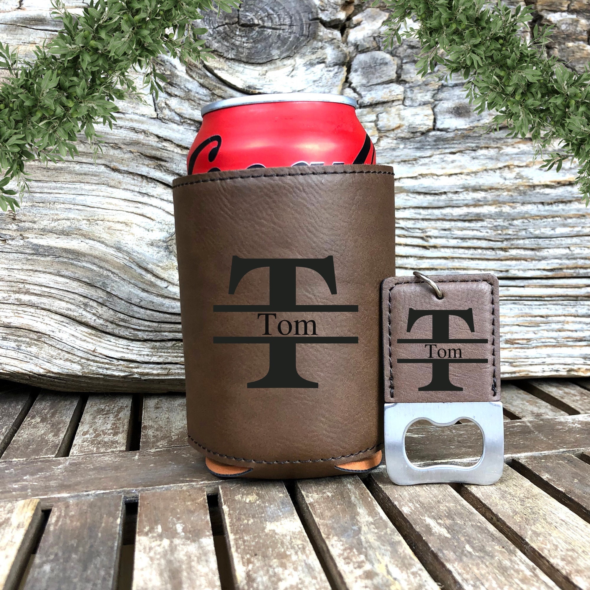 Tiitstoy Can Cooler Holder with Bottle Opener, 2 in 1 Can Cooler