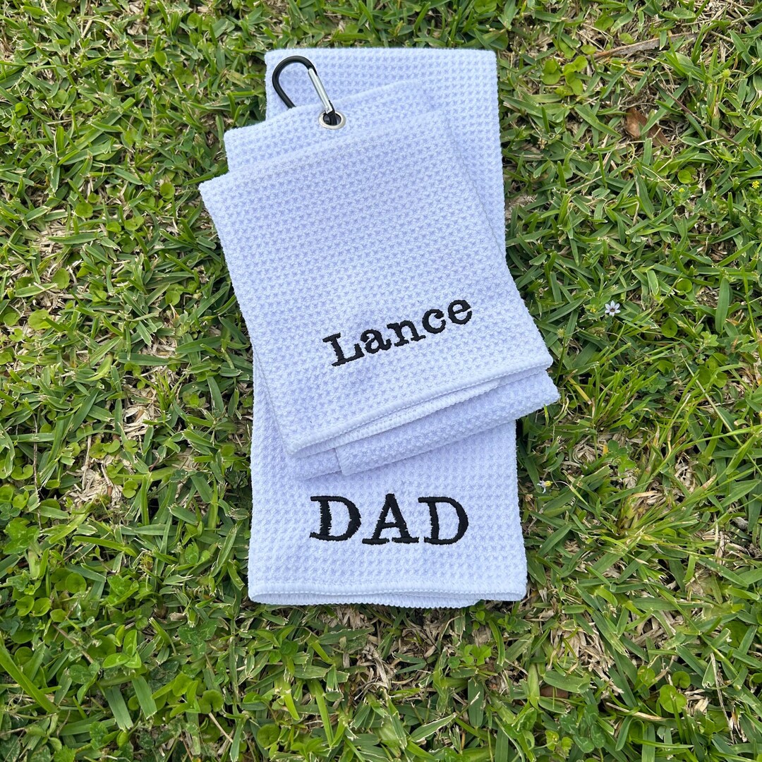 Custom Golf Rag - Monogrammed Golf Rag - Golf Gift - Embroidered ...