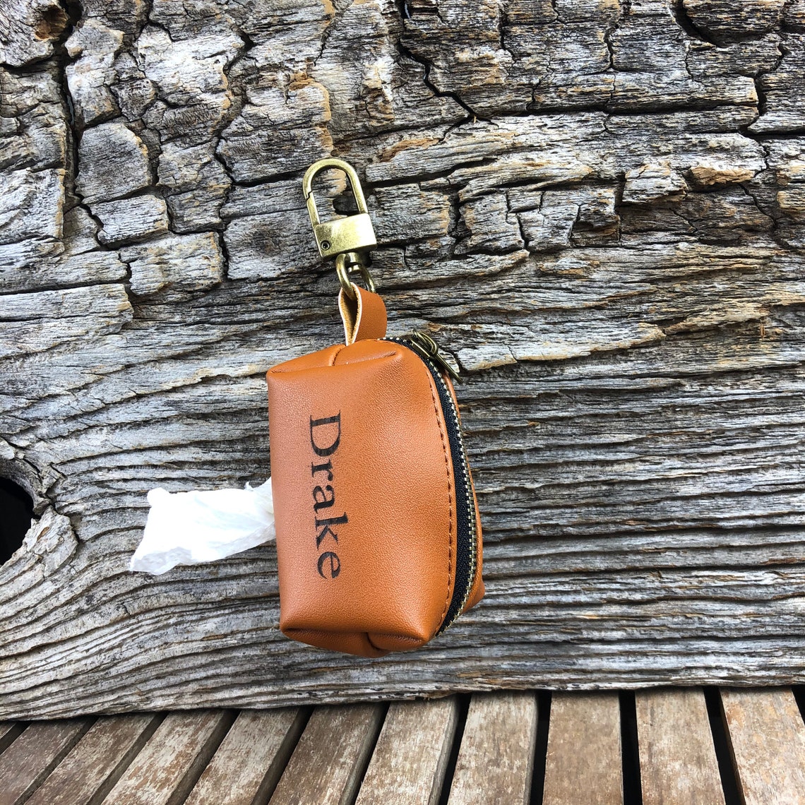 Leather Dog Poop Bag Holder Dog Waste Bag Holder Leather Dog Etsy