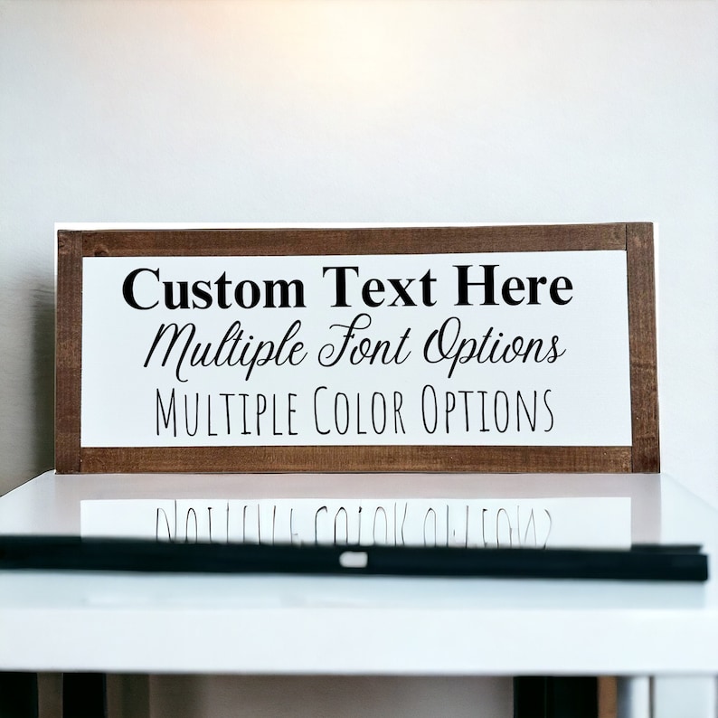 Custom Sign, Quote on Sign, Personalized Sign, Make Your Own Sign, Custom Home Decor, Custom Art, Customized Quote or image 5