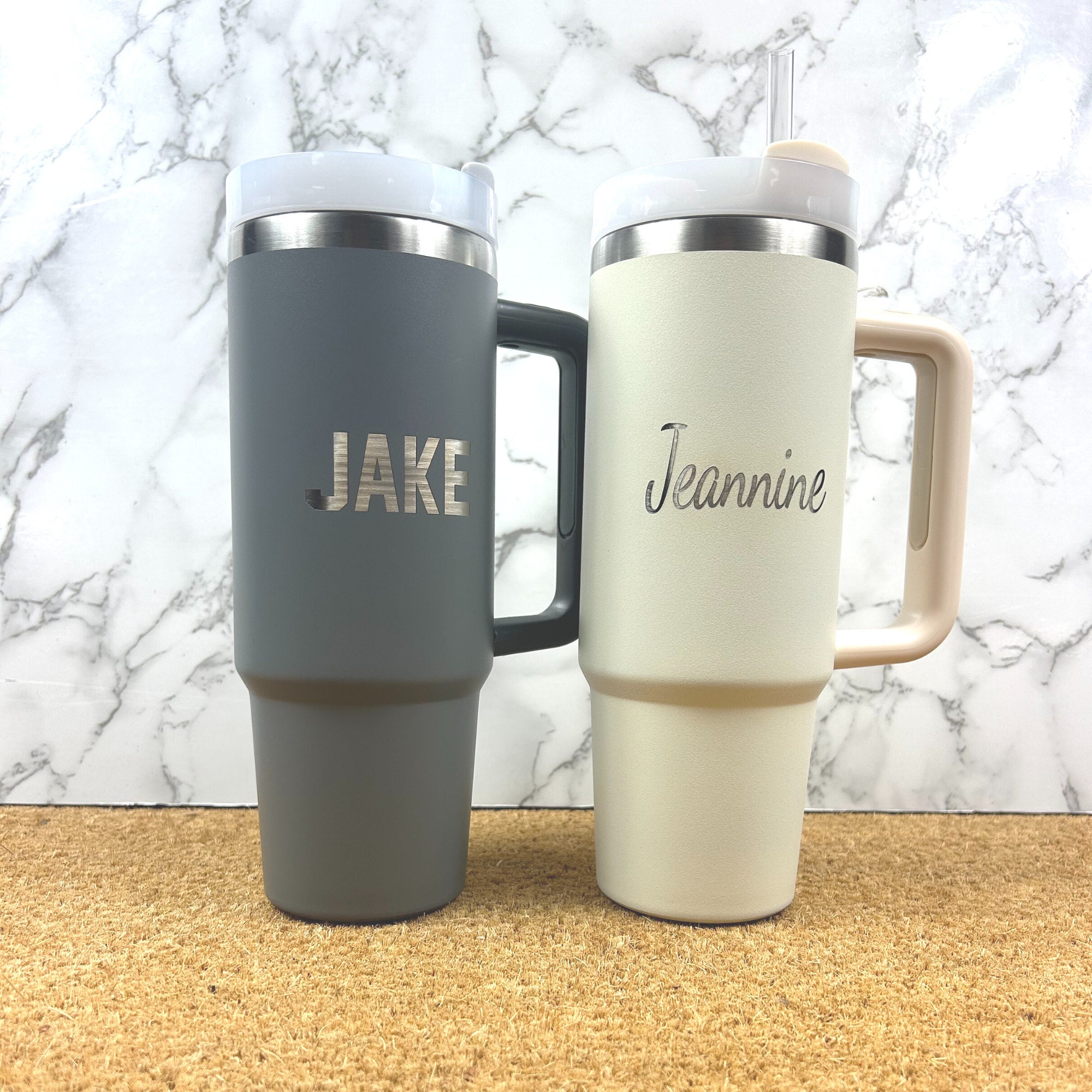 Personalized 30oz Tumbler With Handle Custom Insulated Stainless Steel, Not  Stanley Brand Quencher Personalized, Bridesmaid Tumbler 